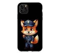 Custodia per iPhone 11 Pro Max Volpe polizia