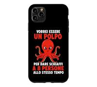 Custodia per iPhone 11 Pro Max Vorrei essere un polpo Umorismo marino
