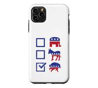 Custodia per iPhone 11 Pro Max Votazione USA Democratico Procione repubblicano Casella di controllo americana