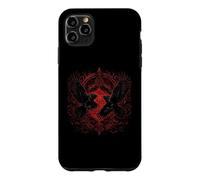 Custodia per iPhone 11 Pro Max Walhalla Corvo Corvi Odins Miti nordici vichinghi