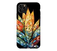 Custodia per iPhone 11 Pro Max Weber Agave Pianta Maguey Liso Agave Weberi Geometrica Messicana