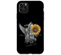 Custodia per iPhone 11 Pro Max Weirdcore Wake Up con occhio di girasole e casa Cottagecore