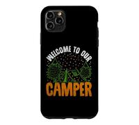 Custodia per iPhone 11 Pro Max Welcome To Our Camper Camping Hiking Adventure Nature Lover
