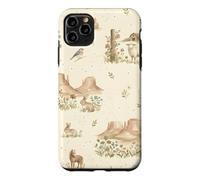 Custodia per iPhone 11 Pro Max Western Meadow Homestead Conigli Sheep Horse Farm Ranch