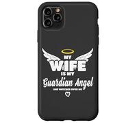 Custodia per iPhone 11 Pro Max Wife Is My Angel She Watches Over Me In Memory