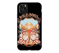 Custodia per iPhone 11 Pro Max Wild Soul Farfalla Mistico Retro Art