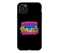Custodia per iPhone 11 Pro Max Window Seat Funny Airplane Traveler