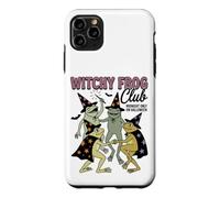 Custodia per iPhone 11 Pro Max Witchy Frog Club Midnight Only On Halloween Frog Coven