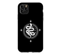 Custodia per iPhone 11 Pro Max Witchy Tarocchi Serpente Accademia Oscura Estetica Celeste Boho