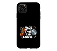 Custodia per iPhone 11 Pro Max Woodworker Made With Love And Sawdust Carpenter