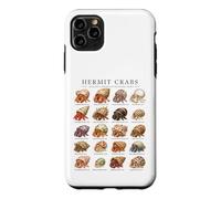 Custodia per iPhone 11 Pro Max World of Hermit Crabs Crostacei Biologia Marina Ragazzi Ragazze