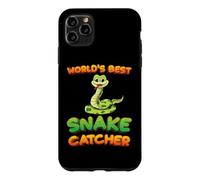 Custodia per iPhone 11 Pro Max Worlds Best Snake Catcher Snake Hunter Pit Viper Snake Lover