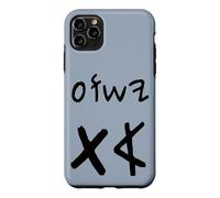 Custodia per iPhone 11 Pro Max Yeshua Aleph Tav Gesù Primo Ultimo in Ebraico Paleo (nero)