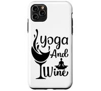 Custodia per iPhone 11 Pro Max Yoga E Meditazione Vino Posa Wine Lover Relax