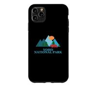 Custodia per iPhone 11 Pro Max Yoho National Park in Canada Nature Vacation Souvenir Design