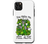 Custodia per iPhone 11 Pro Max You Make Me Feel Alive Plant Lover Scheletro Giardiniere gotico