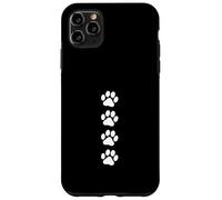 Custodia per iPhone 11 Pro Max Zampa di gatto Stampe Step Animal Footsteps