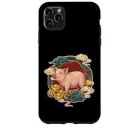 Custodia per iPhone 11 Pro Max Zodiaco Cinese Lucky Pig