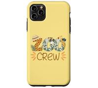 Custodia per iPhone 11 Pro Max Zoo Crew Safari Animali Fauna Selvatica Scuola Campo Day Teacher