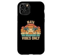 Custodia per iPhone 11 Pro MAYA Vibes Only Cute Retro Girls MAYA Name