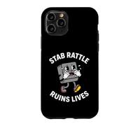 Custodia per iPhone 11 Pro Mechanical Keyboard Stab Rattle Ruins Lives Custom Keeb
