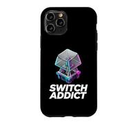 Custodia per iPhone 11 Pro Mechanical Keyboard Switch Addict Keeb Maker