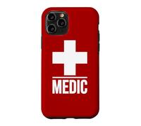 Custodia per iPhone 11 Pro Medic Cross First Aid First Responder Uniforme Tee