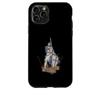 Custodia per iPhone 11 Pro Medievale Guerriero Santo Cavaliere Templare Deus Vult Vintage