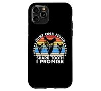 Custodia per iPhone 11 Pro Megalodon Fossil Teeth Just One More Shark Tooth Geologist