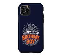 Custodia per iPhone 11 Pro MEMAW of the BOY Birthday Web Spider Halloween Party Tee Tee