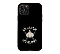 Custodia per iPhone 11 Pro Meme divertente per gli amanti dell'aglio Alimentato da Garlic Humor Team Foodie
