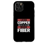 Custodia per iPhone 11 Pro Meno rame Più Tecnici di fibra ottica Tec Fiber Optic
