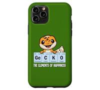 Custodia per iPhone 11 Pro Mens Womens Kids Kawaii Reptile Elements Leopard Gecko Lover