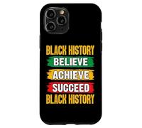 Custodia per iPhone 11 Pro Mese ispiratore della storia nera Credi raggiungere il successo