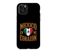 Custodia per iPhone 11 Pro Messico en Mi Corazon Orgoglio messicano