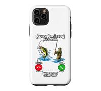 Custodia per iPhone 11 Pro Mi dispiace ho perso la tua chiamata era su un'altra linea divertente pesca a mosca