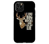 Custodia per iPhone 11 Pro Mi piacciono i Big Bucks e non posso mentire Buck Caccia