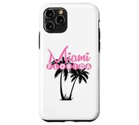 Custodia per iPhone 11 Pro Miami Florida Stati Uniti Retro Palme