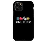 Custodia per iPhone 11 Pro Milton Nome cane personalizzato Milton Pet Lover