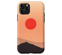 Custodia per iPhone 11 Pro Minimal Desert Hills Sun Calm Horizon Paesaggio