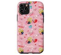 Custodia per iPhone 11 Pro Minions Big Heart All Over Print