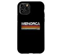 Custodia per iPhone 11 Pro Minorca Spagna Retro Design Isola Mediterranea