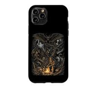 Custodia per iPhone 11 Pro Mistero Foresta Creature Bigfoot Mothman Leggende