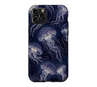 Custodia per iPhone 11 Pro Modello estetico delle meduse del mare profondo