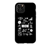 Custodia per iPhone 11 Pro Mom 4 Times Mom of 4 Math Mother To the 4th Power