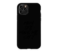 Custodia per iPhone 11 Pro Mom Life Made Me Say It Funny Madre Lingua