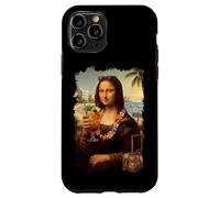 Custodia per iPhone 11 Pro Mona Lisa In Florida Vacanza Cocktail Viaggio Spiaggia