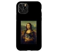 Custodia per iPhone 11 Pro Mona Lisa Sugar Glider Funny Renaissance Art Proprietario di animali domestici