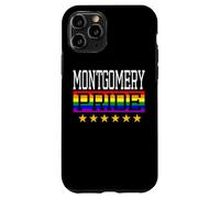 Custodia per iPhone 11 Pro Montgomery Pride Gay Lesbiche Queer LGBT Bandiera Arcobaleno