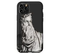 Custodia per iPhone 11 Pro Mosè Michelangelo Statua Rinascimentale Profeta Torah Bibbia